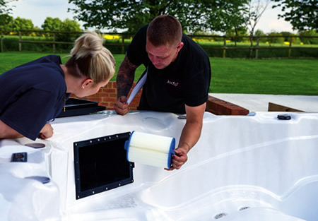 How often should I change my hot tub filters?