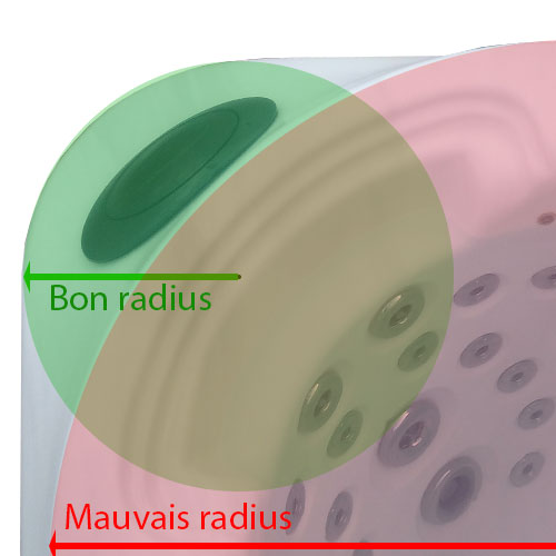 mauvais radius